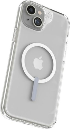 Zagg Задна корица Силикон Прозрачен (iPhone 15 Plus)
