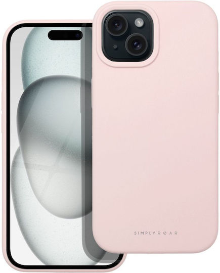 Roar Cloud-skin Back Cover Silicone Pink (iPhone 15)