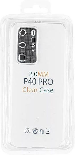 Задна корица Силикон 2мм Прозрачен (Huawei P40 Pro)