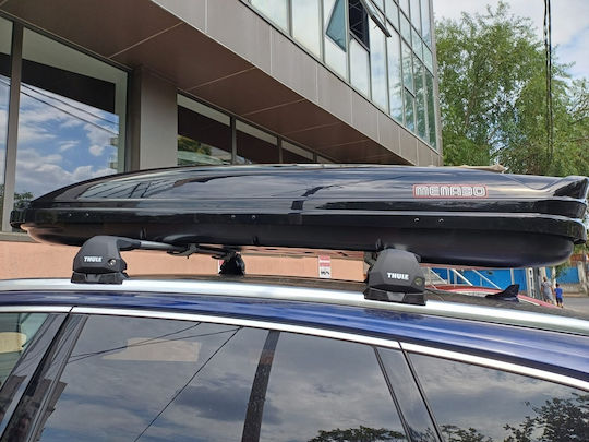 Menabo Mania Cutie Portbagaj De Plafon Auto 580lt Neagră Lucioasă
