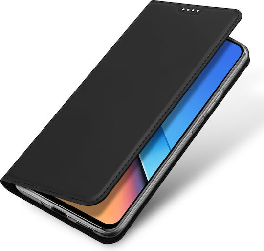 Dux Ducis Skin Pro Wallet Synthetic Leather / Silicone / Leather Black (Xiaomi Poco M6 Pro/Redmi 12/Redmi 12R)
