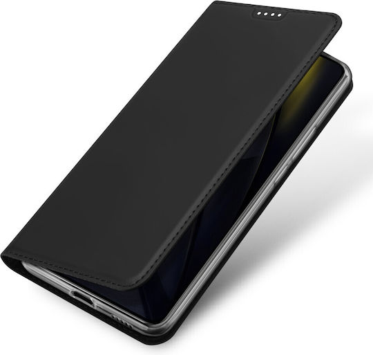 Dux Ducis Book Δερματίνης / Σιλικόνης / Πλαστικό Μαύρο (Xiaomi Poco F6 5G)