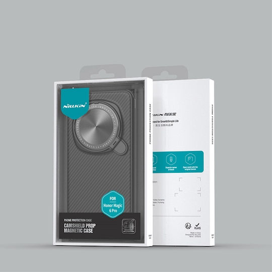 Nillkin Camshield Prop Back Cover Plastic / Silicon Negru (Honor Magic6 Pro 5G)