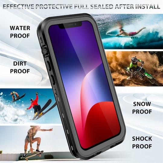 Redpepper Dot 360 Full Cover Plastic Waterproof Black (iPhone 13)