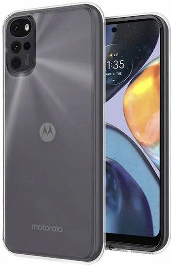 Ultra Slim Back Cover Σιλικόνης 0.5mm Διάφανο (Motorola G22)