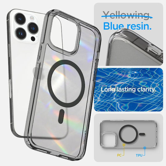 Spigen Ultra Hybrid MagFit Back Cover Plastic 2mm Frost Black (iPhone 14 Pro Max)