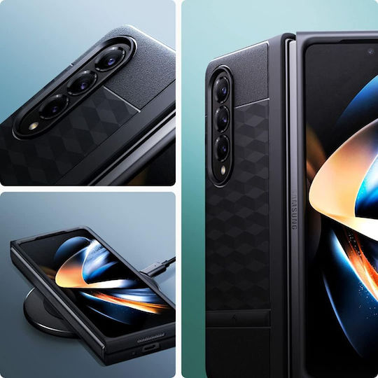 Caseology Caseology Parallax Back Cover Plastic / Silicone Matte Black (Galaxy Z Fold5)