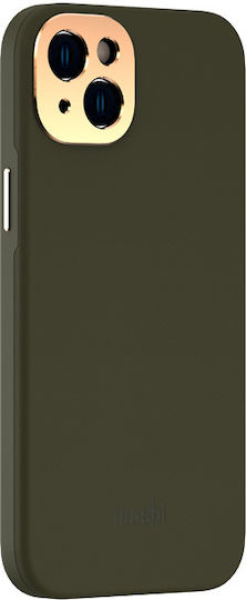 Moshi Napa Slim Umschlag Rückseite Synthetisches Leder Juniper Green (iPhone 14 Plus)