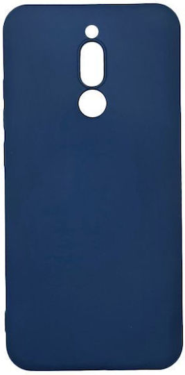 Soft Matte Tpu Back Cover Navy Μπλε (Redmi 8)