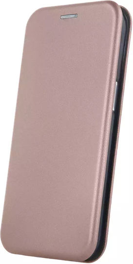 Book Δερματίνης Ροζ Χρυσό (Galaxy S10 Lite)