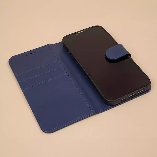 TelForceOne Back Cover Piele Albastru marin (Redmi Note 13 Pro 4G / Poco M6 Pro 4G )