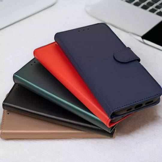 TelForceOne Back Cover Piele Albastru marin (Redmi Note 13 Pro 4G / Poco M6 Pro 4G )