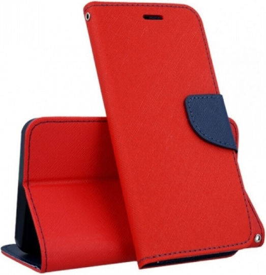 Fancy Book Δερματίνης Red / Navy (Galaxy M33)