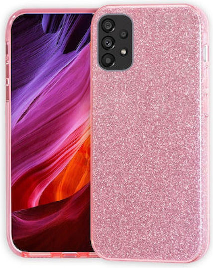 Forcell Shining Back Cover Σιλικόνης Ροζ (Galaxy A53)