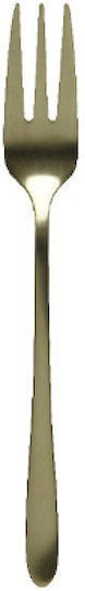 Kaemingk Set Forks Table Inox Gold 18cm 4 Pieces
