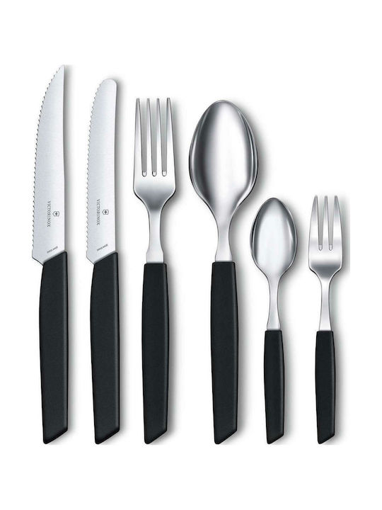 Victorinox Metallic Fruit/Dessert Fork Silver Swiss Modern 15.5cm