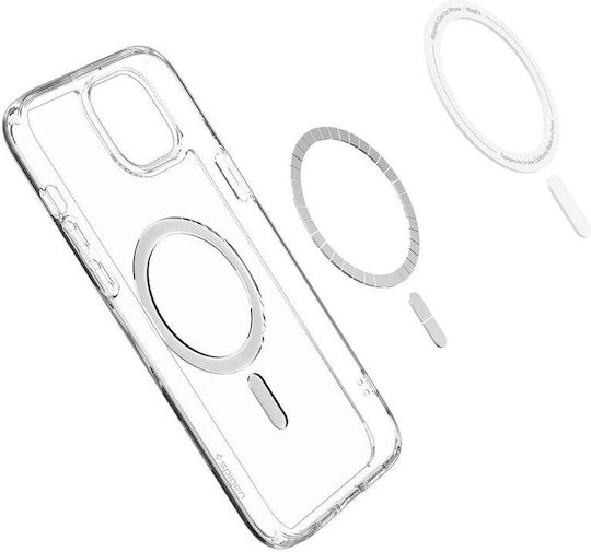 Spigen Ultra Hybrid (MagFit) Back Cover Plastic Graphite (iPhone 15 Plus)
