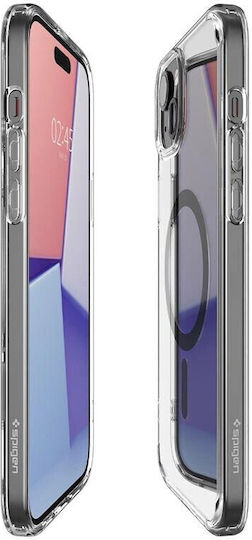 Spigen Ultra Hybrid (MagFit) Back Cover Plastic Graphite (iPhone 15 Plus)