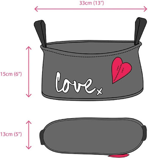 Choopie Organizer Stroller Blacks Moon