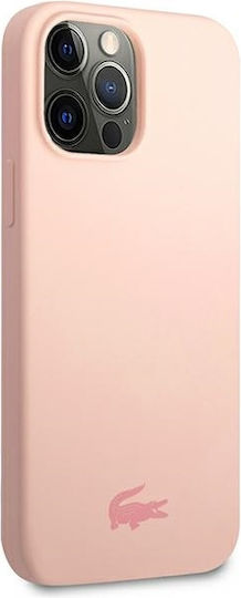 Lacoste Silicone Silicone Back Cover Silicone Glossy Logo (iPhone 13 Pro Max)