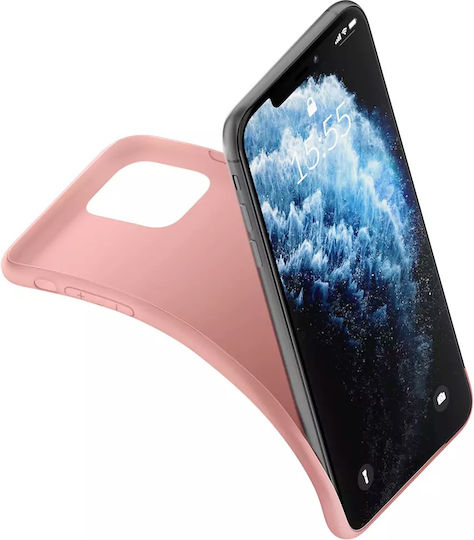 3MK Matt Back Cover Silicone 1.2mm Lychee (iPhone 14)