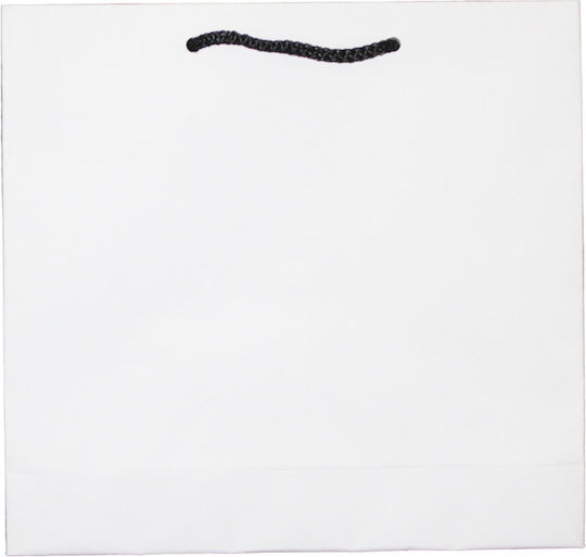 Хартиени торби за опаковане с Връзка Бели 12x14x6.5см. 250бр