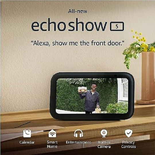 Amazon Echo Show 5 (3nd Gen) Умен хъб Wi-Fi / Bluetooth Съвместим с Alexa