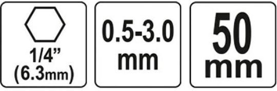 Yato YT-04644 Τσοκ Ταχείας Mini 1/4"