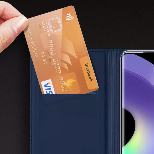 Dux Ducis Skin Pro Книга Изкуствена кожа Черен (Galaxy A54)