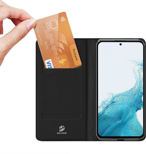 Dux Ducis Skin Pro Книга Изкуствена кожа Черен (Galaxy A54)