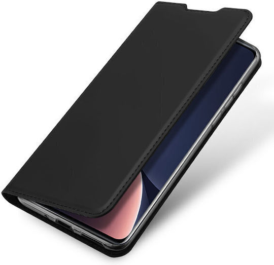 Dux Ducis Skin Pro Книга Изкуствена кожа Черен (Xiaomi 12 Pro)
