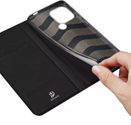 Dux Ducis Skin Pro Series Buchen Sie Synthetisches Leder Schwarz (Redmi A1)