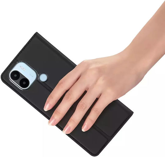 Dux Ducis Skin Pro Series Buchen Sie Synthetisches Leder Schwarz (Redmi A1)