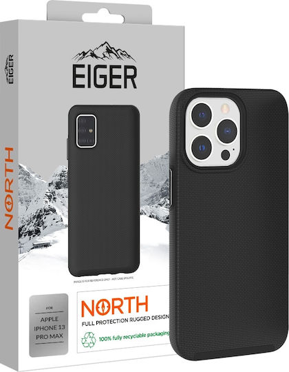 Eiger North Задна корица Пластмаса Черен (iPhone 13 Pro Max)