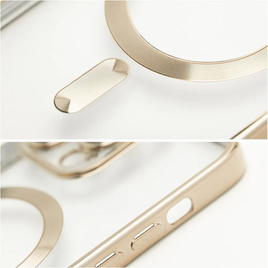 Tech-Protect Magshine Back Cover Σιλικόνης Χρυσό (iPhone 14 Pro)