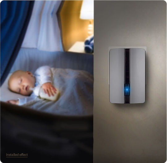 Optimo Smart Wireless Professional Doorbell Idealstore 150 M Range Water Resistant 3-level Volume Control 51 Polyphonic Sounds 90 Db Volume White Color
