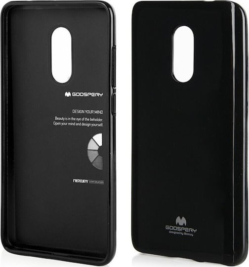 Mercury Jelly Back Cover Σιλικόνης Μαύρο (Redmi 5 Plus)