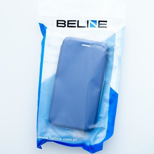 Rückseitencover Leder Magnetisch Marineblau (Samsung A20e Beline)