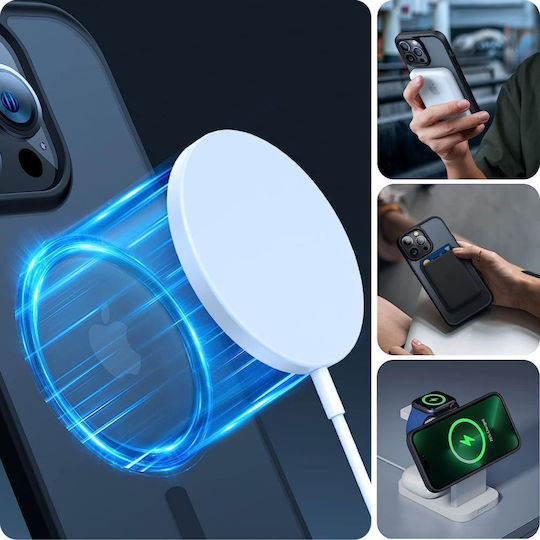Tech-Protect Magmat Back Cover Μεταλλικό Navy Μπλε (iPhone 15 Pro Max)