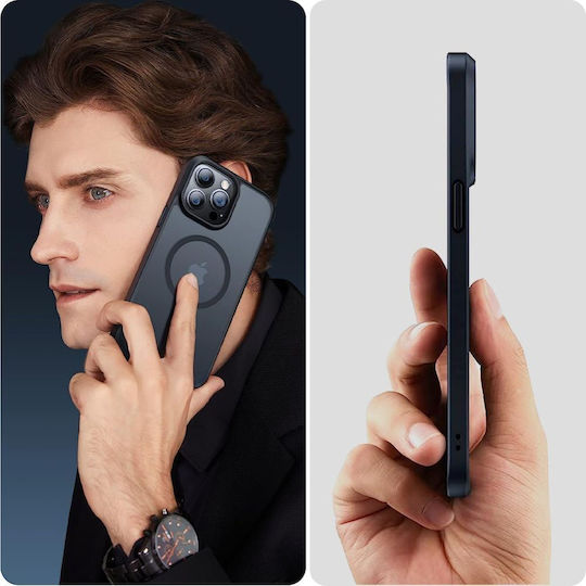 Tech-Protect Magmat Back Cover Μεταλλικό Navy Μπλε (iPhone 15 Pro Max)