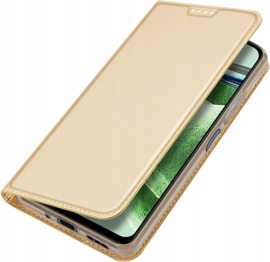 Dux Ducis Skin Pro Book Δερματίνης Χρυσό (Redmi Note 12 Pro / Poco X5 Pro)