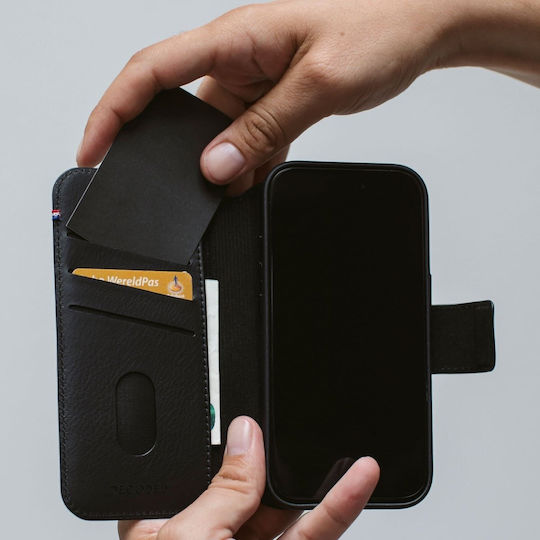 Decoded Detachable Wallet Δερμάτινο 1mm Μαύρο (iPhone 16 Pro Max)