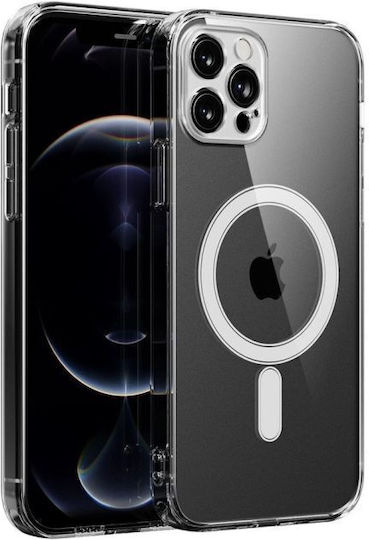 Tel Protect MagSilicone Umschlag Rückseite Silikon Transparent (iPhone 14 Pro)