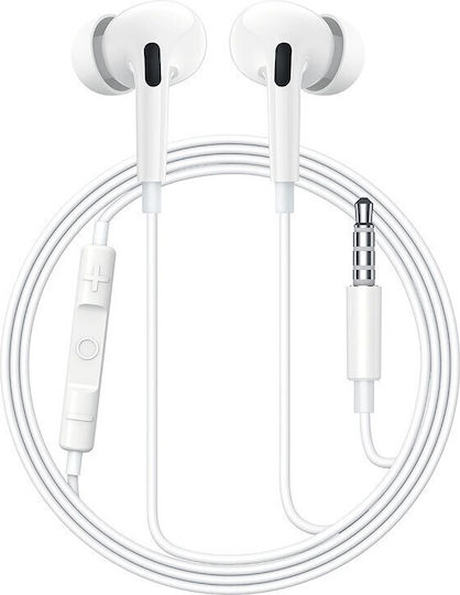 Baseus Encok In-ear Handsfree Headphones with Connector 3.5mm White