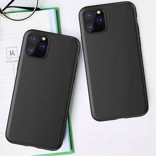 Hurtel Soft Back Cover Silicone Black (Redmi 10 5G)