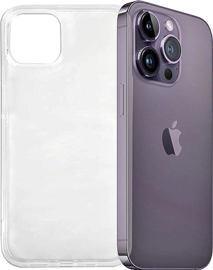 XO K01 Umschlag Rückseite Silikon Transparent (iPhone 14 Pro)