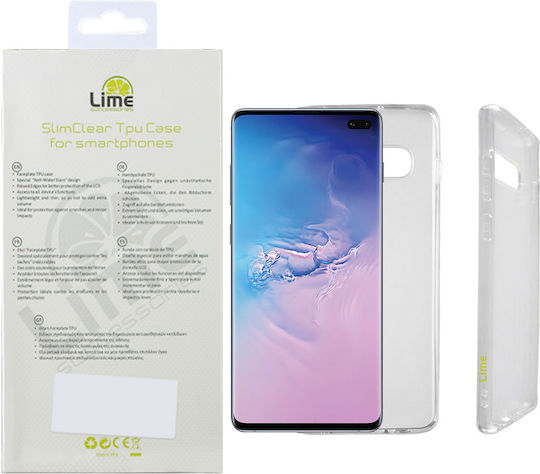 Umschlag Rückseite Silikon Transparent (Galaxy S10+)