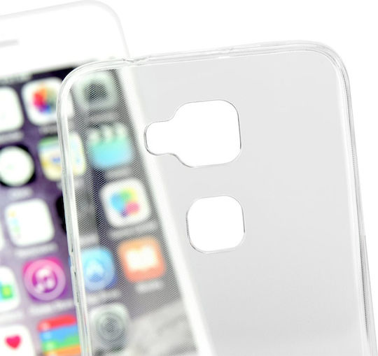 Forcell Ultra Slim 0.3mm Задна корица Силикон 0.3мм Прозрачен (Huawei P20)