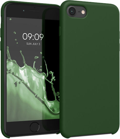 KWmobile Back Cover Silicone Green (iPhone SE 2022/2020)