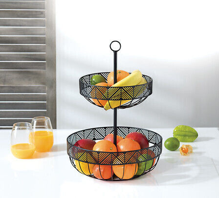 5Five Wooden Salad Bowl Black 30x30cm